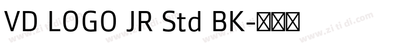 VD LOGO JR Std BK字体转换